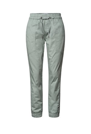 Street One, SLIM-LEG PANTS IN LIGHT QUALITY - Pantalones - dark mint green