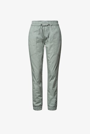 Street One, SLIM-LEG PANTS IN LIGHT QUALITY - Pantalones - dark mint green