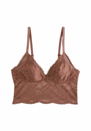 Next, BRALETTE FIT - LACE BRA - Bustier - tan brown