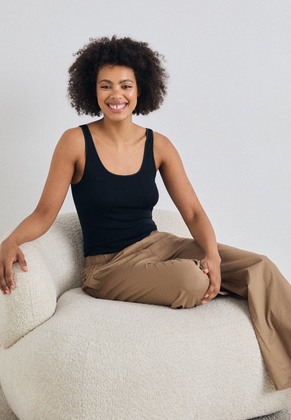 PANT COTTON POPLIN - Pyjama bottoms - soft mocha2