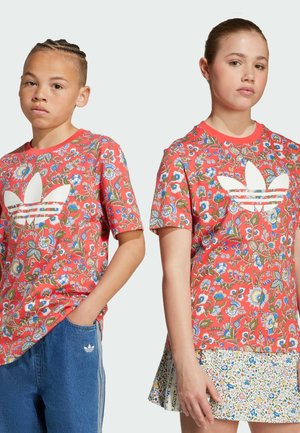 LIBERTY LONDON - Majica kratkih rukava s printom - semi lucid red   multicolor