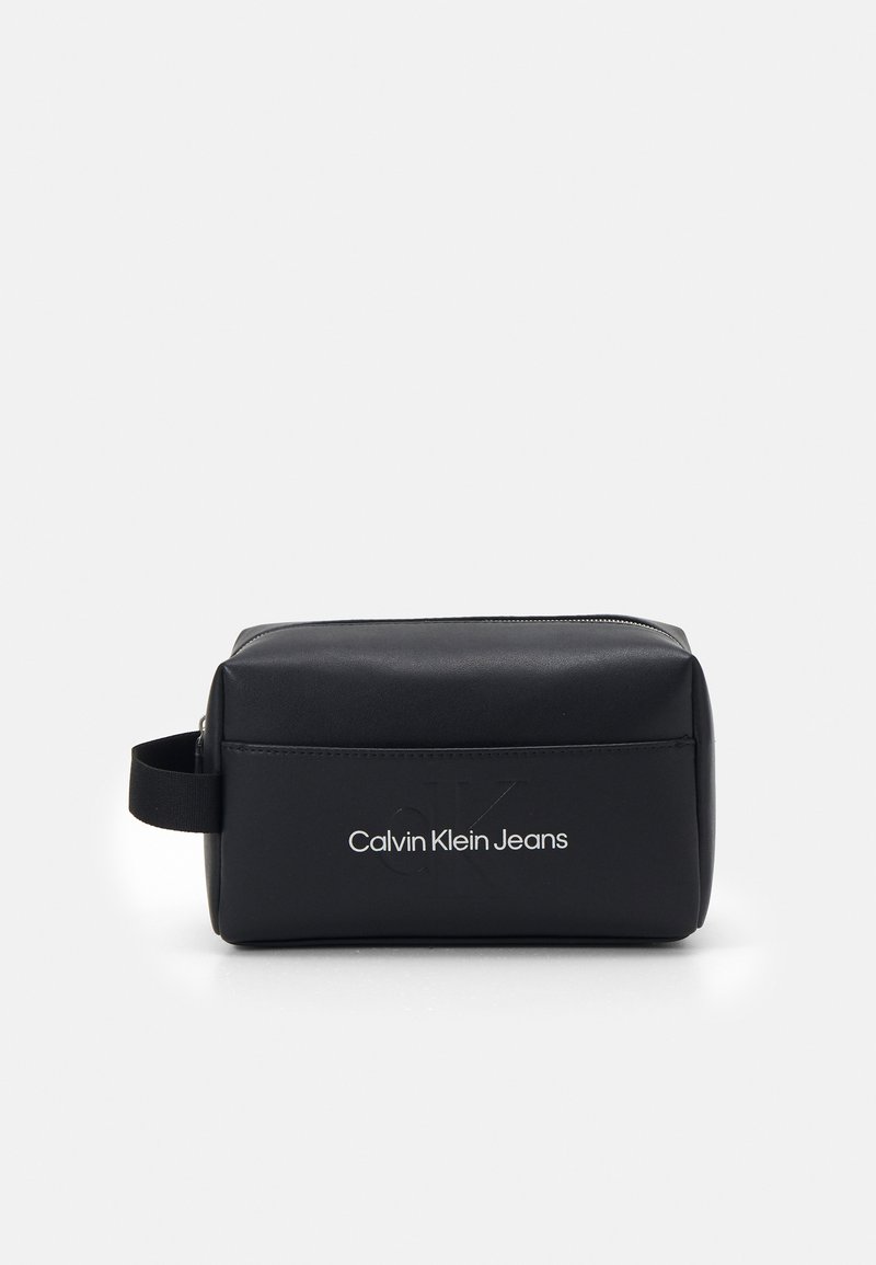 Calvin Klein Jeans SCULPTED BEAUTY CASE MONO UNISEX - Toaletna torbica - black