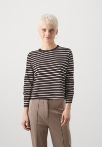 GAP Petite VINTAGE SET IN CREW - Camisola de manga comprida - brown