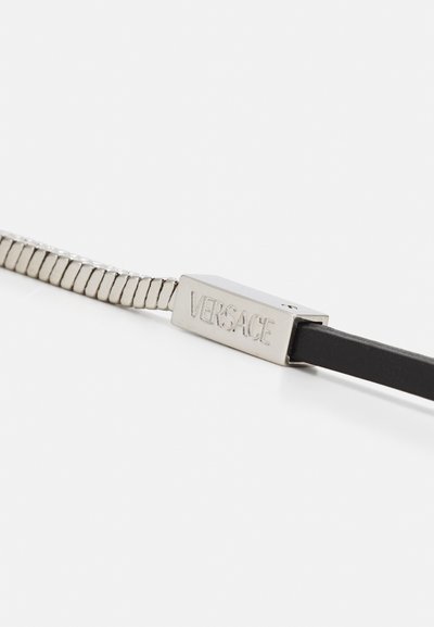 Versace BRACELET UNISEX - Náramek - silver-coloured/black
