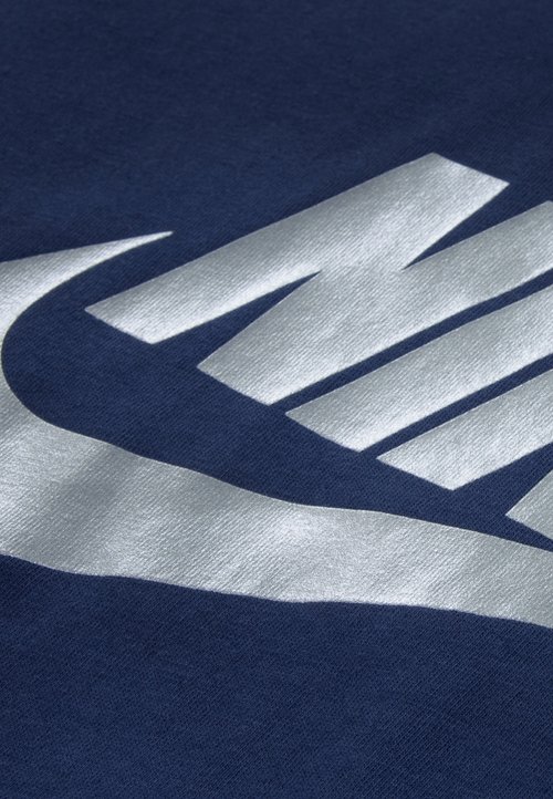 Nike FUTURA UNISEX - Camiseta estampada - midnight navy/silver-colored — photo 3