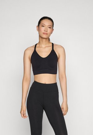 ONLY Play, ONPSIS-3 SEAM BRA - Спортен сутиен със средна поддръжка - black