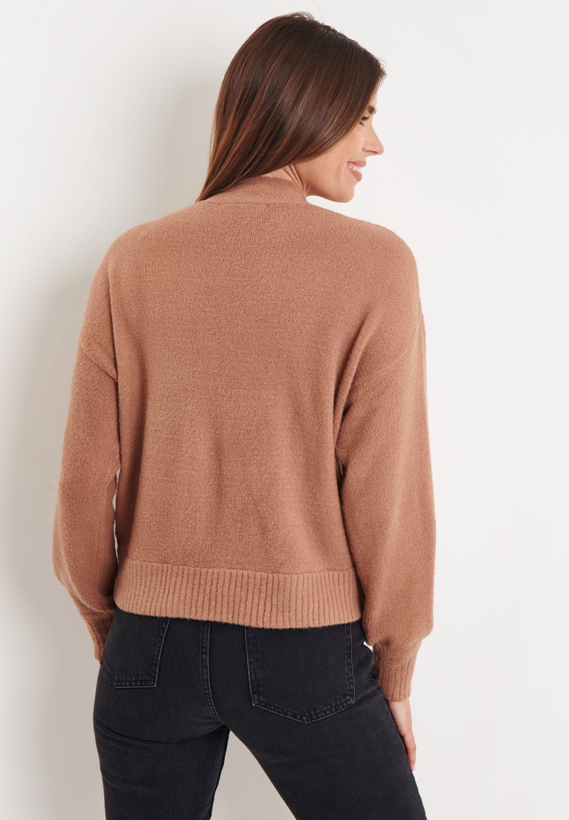 Damen Strickjacken | Threadbare THREADBARE BREANNA JEWEL BUTTON Strickjacke brown/braun - RD69233 Damen Strickjacken | Threadbare THREADBARE BREANNA JEWEL BUTTON Strickjacke brown/braun - RD69233