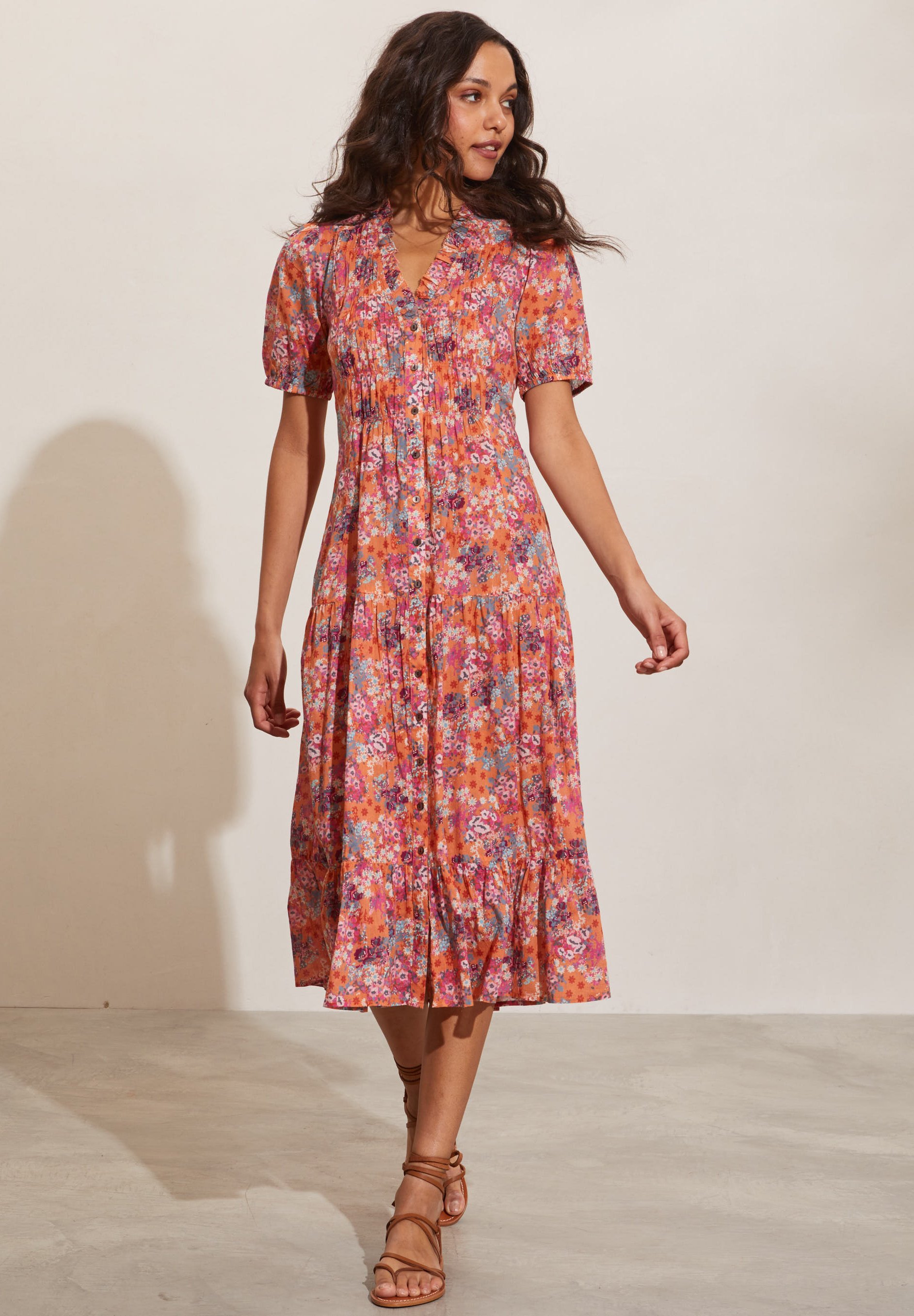 Odd Molly REESE - Day dress - vintage orange/orange - Zalando.ie