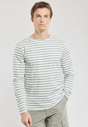 Armor lux PLOZEVET - T-shirt à manches longues - milk  misty grey