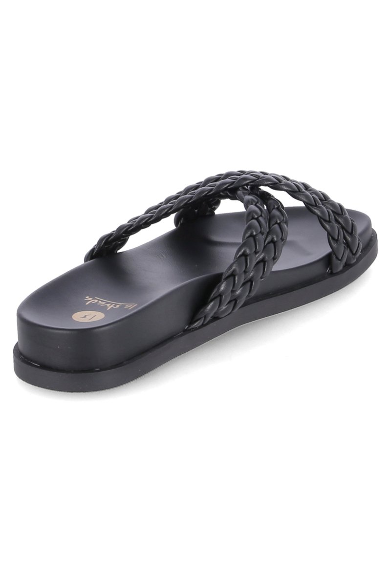 Damen Sneaker | La Strada Pantolette flach schwarz - ML49744 Damen Sneaker | La Strada Pantolette flach schwarz - ML49744