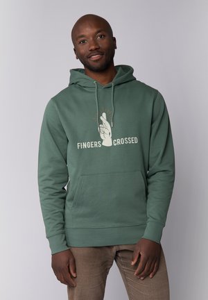 FINGERS CROSSED - Sweat à capuche - green bay