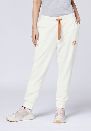 MIT JUMPER PRINT - Tracksuit bottoms - star white