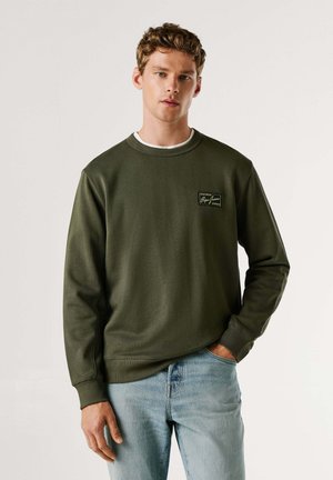 Sweatshirt - olive green