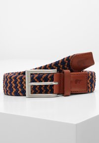 Slopes&Town Gevlochten riem - camel brown