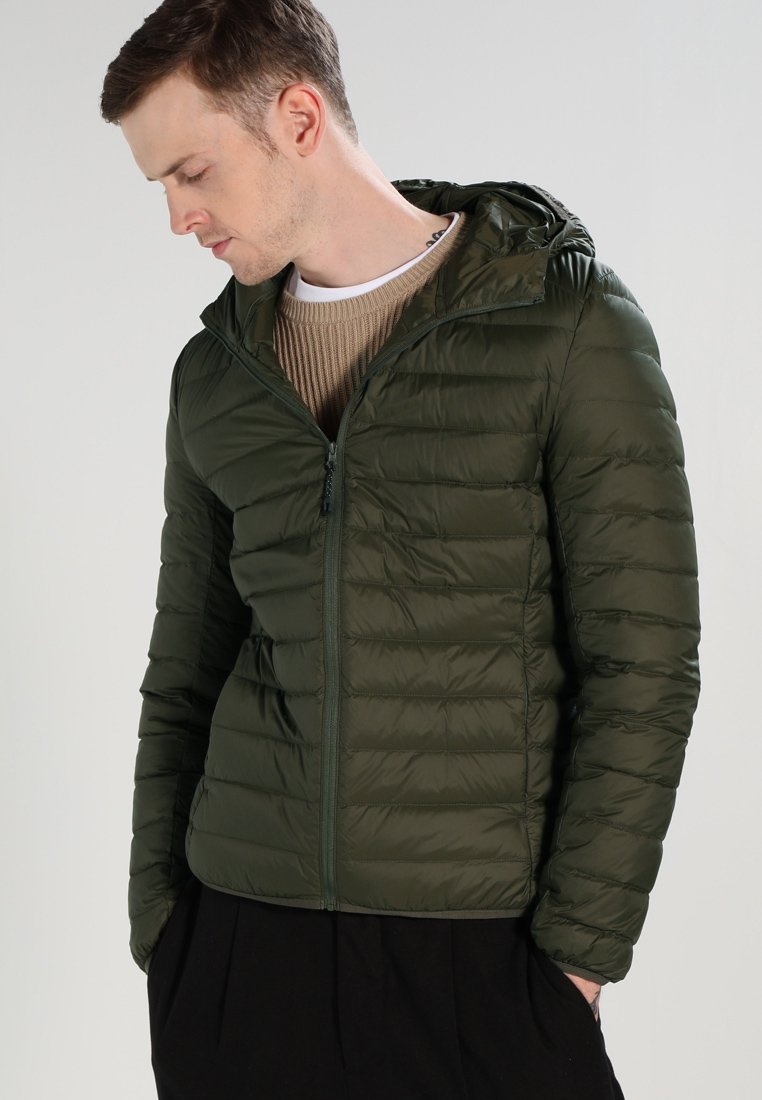 SHINY Kurtka puchowa dark olive SHINY Kurtka puchowa dark olive