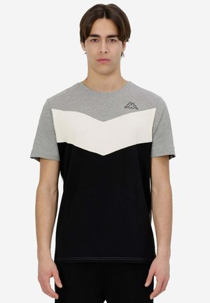 Camiseta estampada - grey ultimate mel-white natural-black