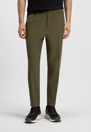 BOSS FLEX - Trousers - dark green three