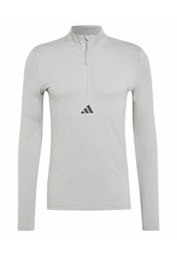 WORKOUT HALF-ZIP - T-shirt à manches longues - medium grey heather