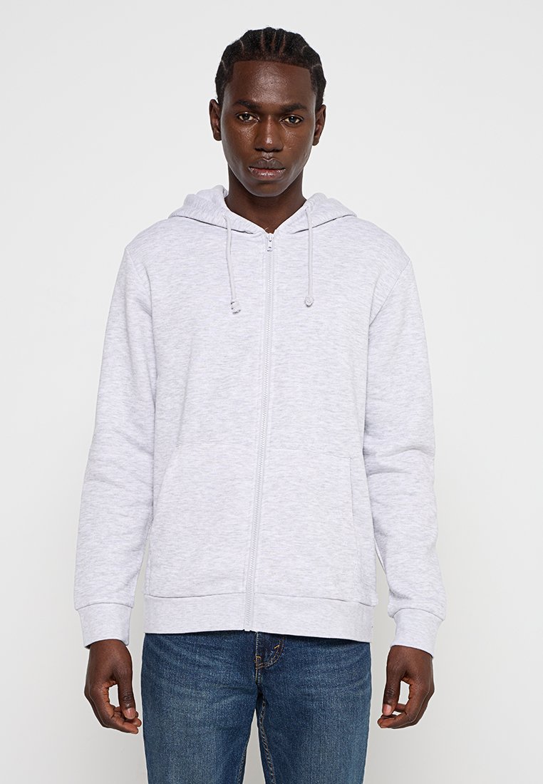 Only & Sons Sweater met rits lichtgrijs Only & Sons Sweater met rits lichtgrijs