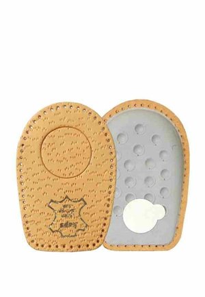 FERSENPOLSTER AUS LEDER – HEELMED – KOMFORT – ZUM EINKLEBEN - Sisetald - beige