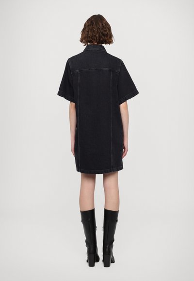 CLOSED MINI DRESS - Farkkumekko - dark grey