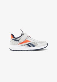 Sélectionné, grey vector navy pump orange
