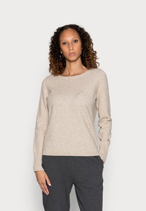 LONGSLEEVE ROUND NECK - Jumper - winter wheat melange