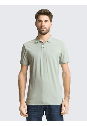 LOGO-PRINT - Poloshirt - soft greyish green