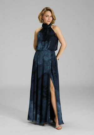 Swing Maxi dress - navy   multi