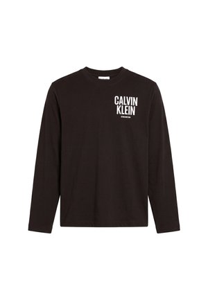 Calvin Klein Jeans, BLOCK FRONT TEE - T-shirt à manches longues - black