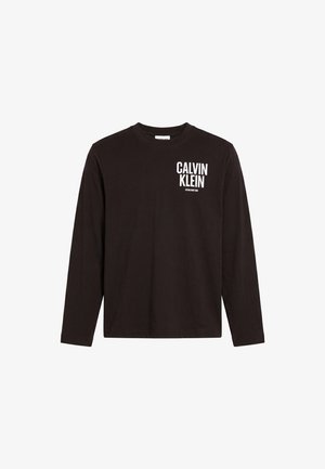 Calvin Klein Jeans, BLOCK FRONT TEE - T-shirt à manches longues - black