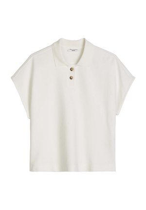 Marc O'Polo DENIM, T-SHIRT, SSL, POLO, BUTTON PLACKET - Polo - silky white