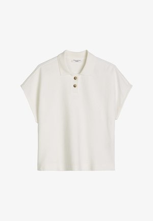 Marc O'Polo DENIM, T-SHIRT, SSL, POLO, BUTTON PLACKET - Poloshirt - silky white
