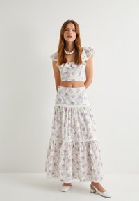 Koton FLORAL - Bluse - lilac