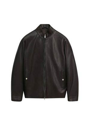 Massimo Dutti, - Kurtka skórzana