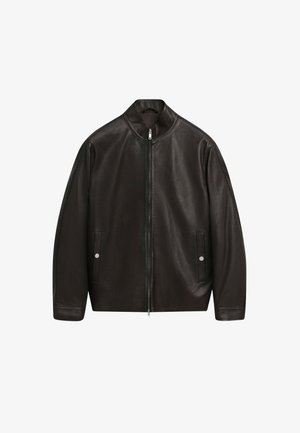 Massimo Dutti, - Kurtka skórzana
