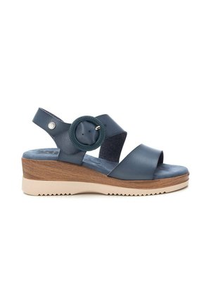 XTI, SANDALIA DE MUJER PLANO  - JEANS - Sandalias con plataforma - azul