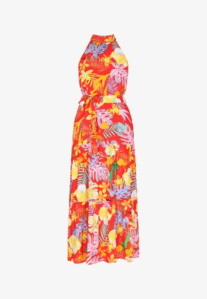 IZIA, Maxi ruha - red multicolor