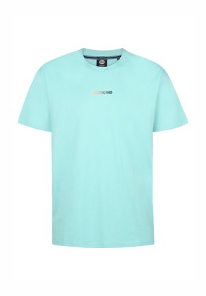 LOGO PALMSVIEW - T-shirt print - aqua