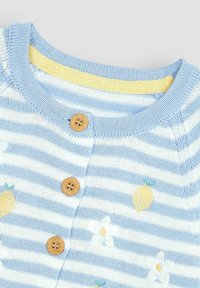 JoJo Maman Bébé LEMON DAISY EMBROIDERED - REGULAR FIT - Kardigán - blue