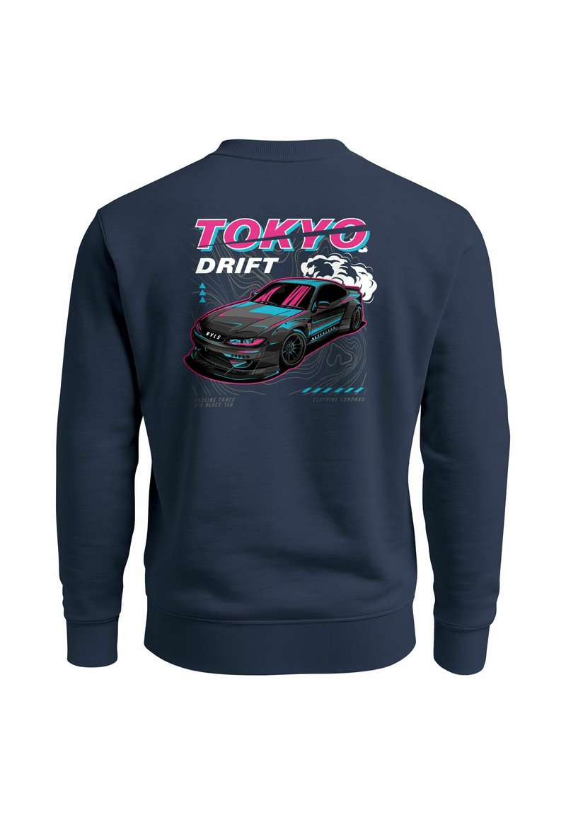 Sweatshirt Herren Pullover Mit Backprint Tokyo Drif Produktbild-Vorschau 9