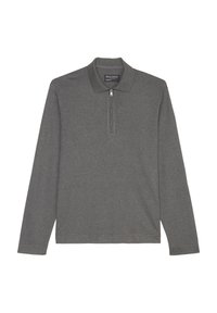Marc O'Polo ZIPPER DESIGNED  - Poloshirt - graphite grey melange
