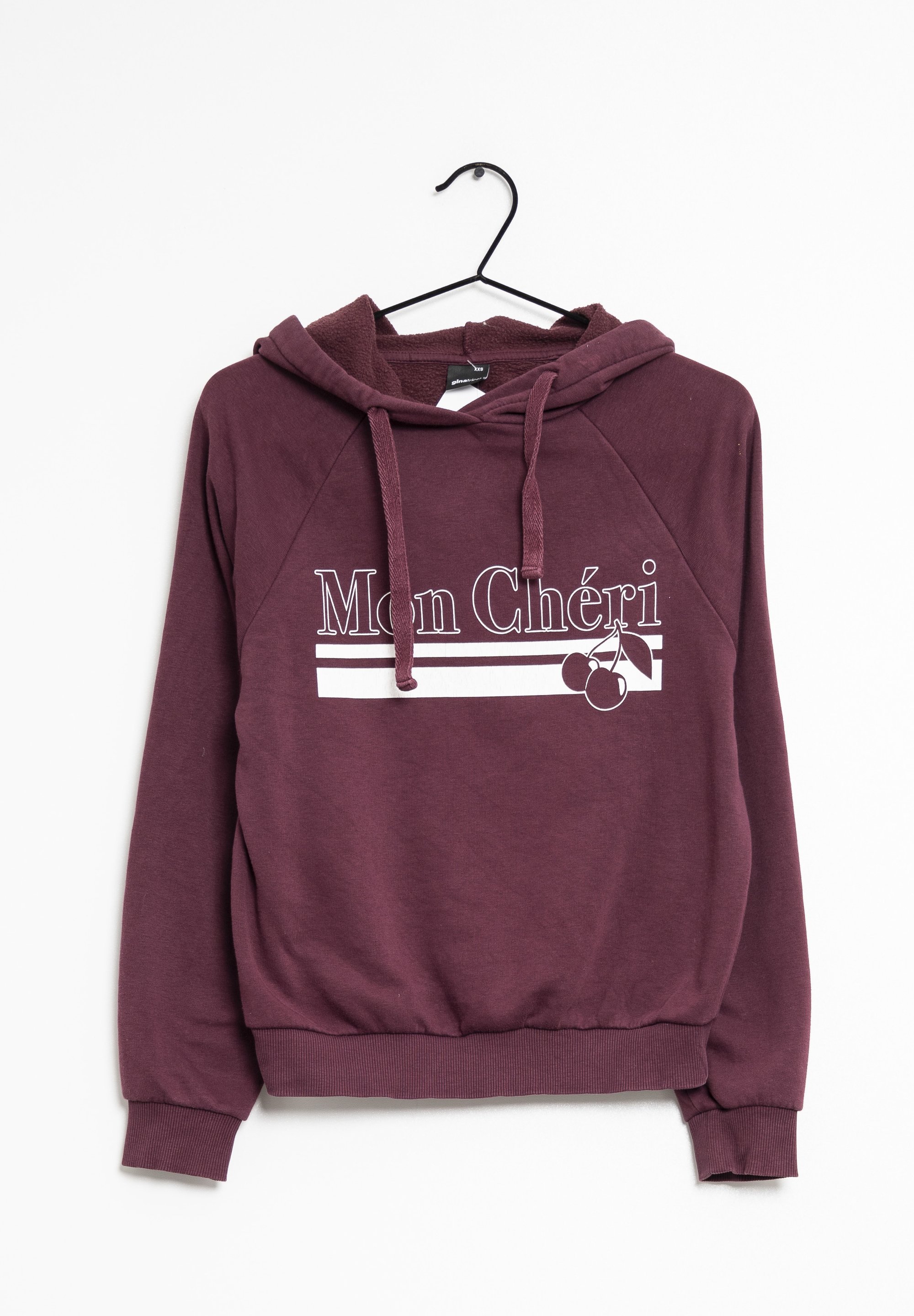 Gina Tricot Hoodie brown/dark red (Pre-owned) Zalando