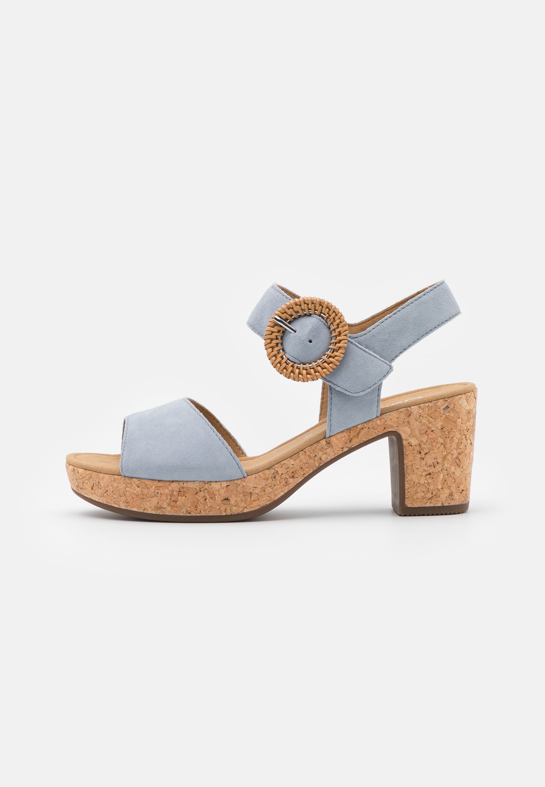 Gabor Sandalen met plateauzool - aquamarin/Lichtblauw - Zalando.nl