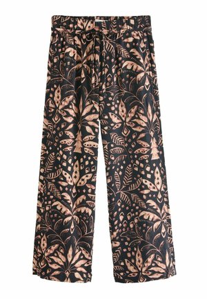 Next WIDE  - Stoffhose - black palm