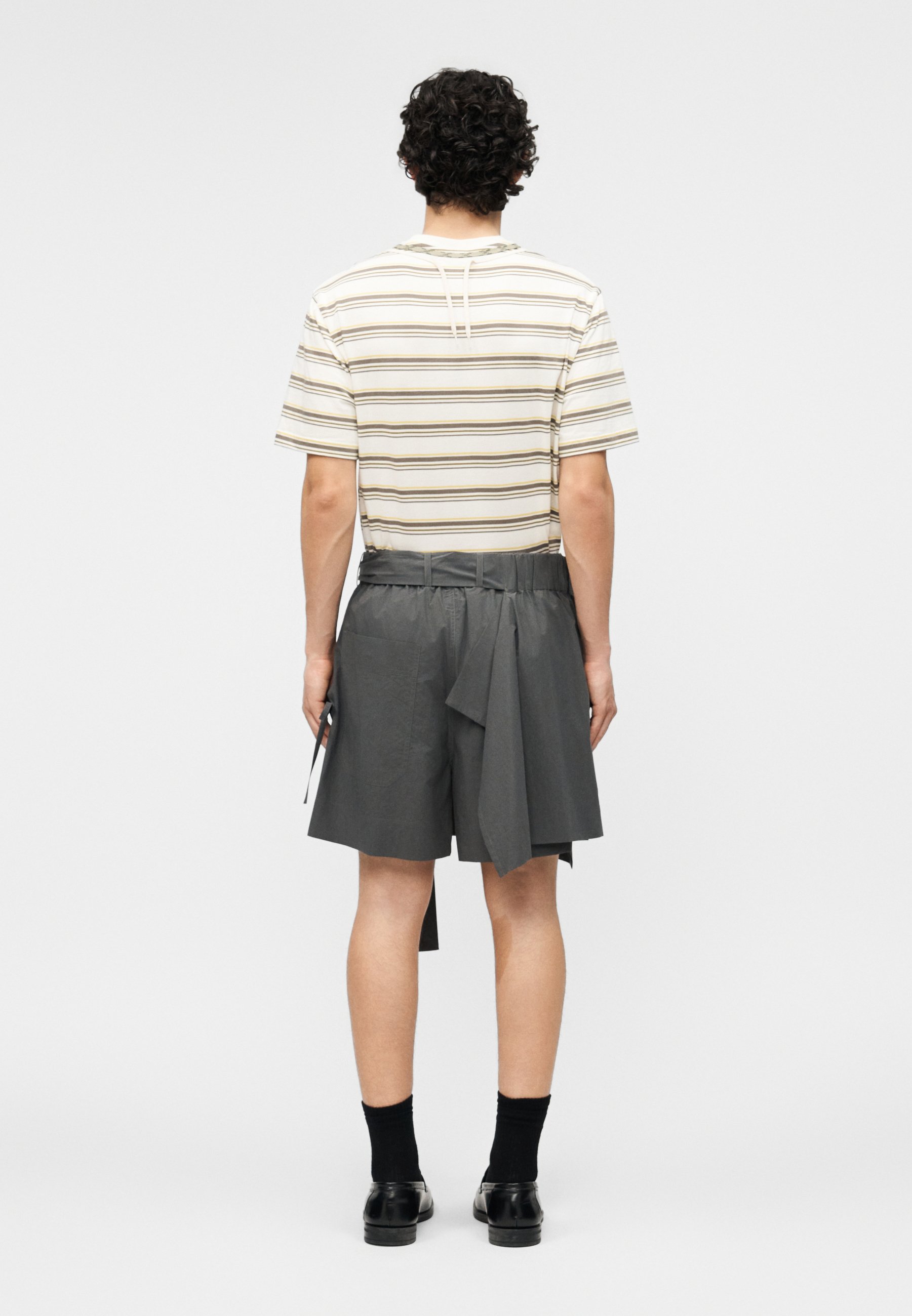 CRAIG GREEN LAYERED - Shorts - grey/pink/grey - Zalando.ie