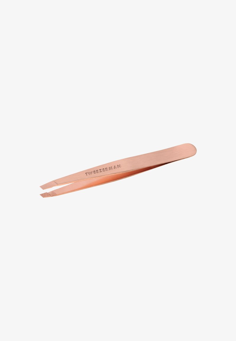 TWEEZERMAN - SLANT TWEEZER - Hair removal Tool - rose gold, Ampliar