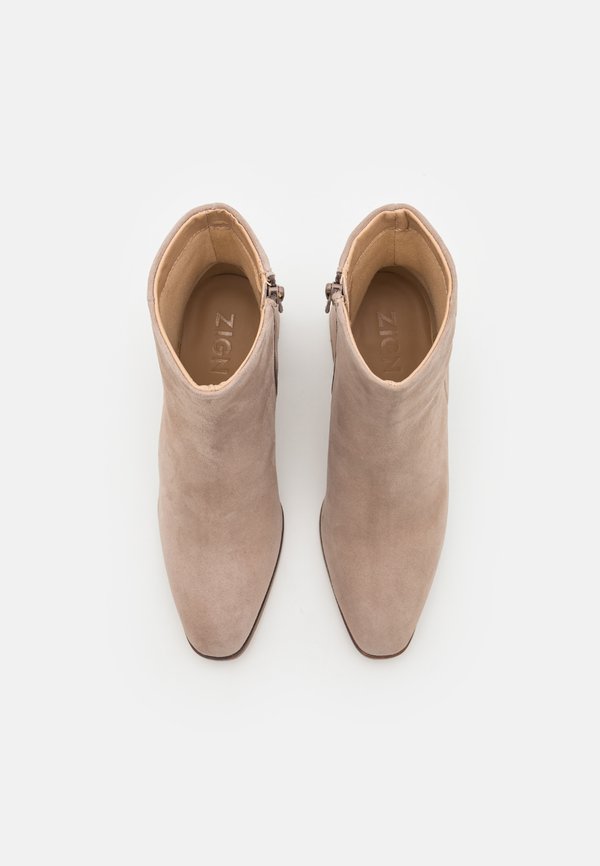 LEATHER - Classic ankle boots - beige2