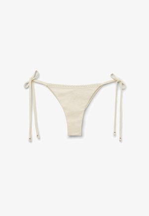 Calzedonia, SILKY TWIST BRAZILIAN - Bas de bikini - white