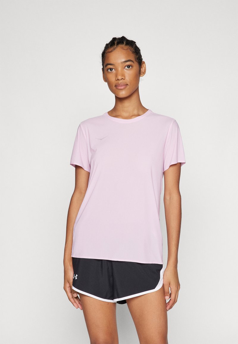 HOKA AIROLITE RUN SHORT SLEEVE - Spordi T-särk - pink twilight